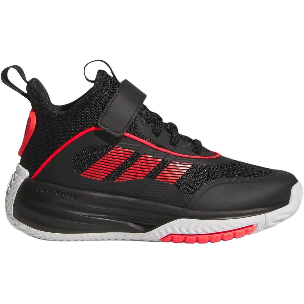 Adidas OwnTheGame Mid top Children's Basketball Shoes Black Red Kids' Sneakers JQ7939