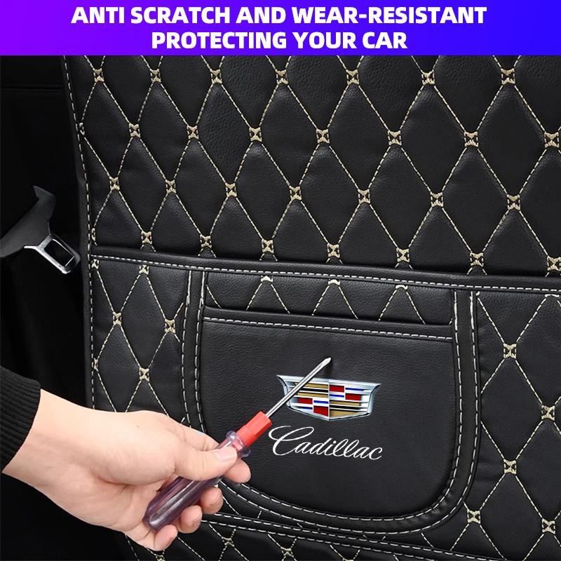 PU Leather Car Seat Back Protector Mat Anti Dirty Protective Pad For Cadillac Escalade CTS ATS SRX STS XT5 XT4 XT6 XTS CT4