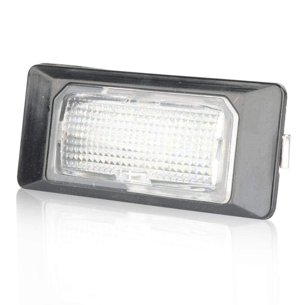 2 piezas Luces LED para Matrícula de Coche Para A1 A6 C7 A7 TT para Volkswagen VW Golf 6 Passat B6 B7 Polo 4D Jetta MK6 Touran Touareg