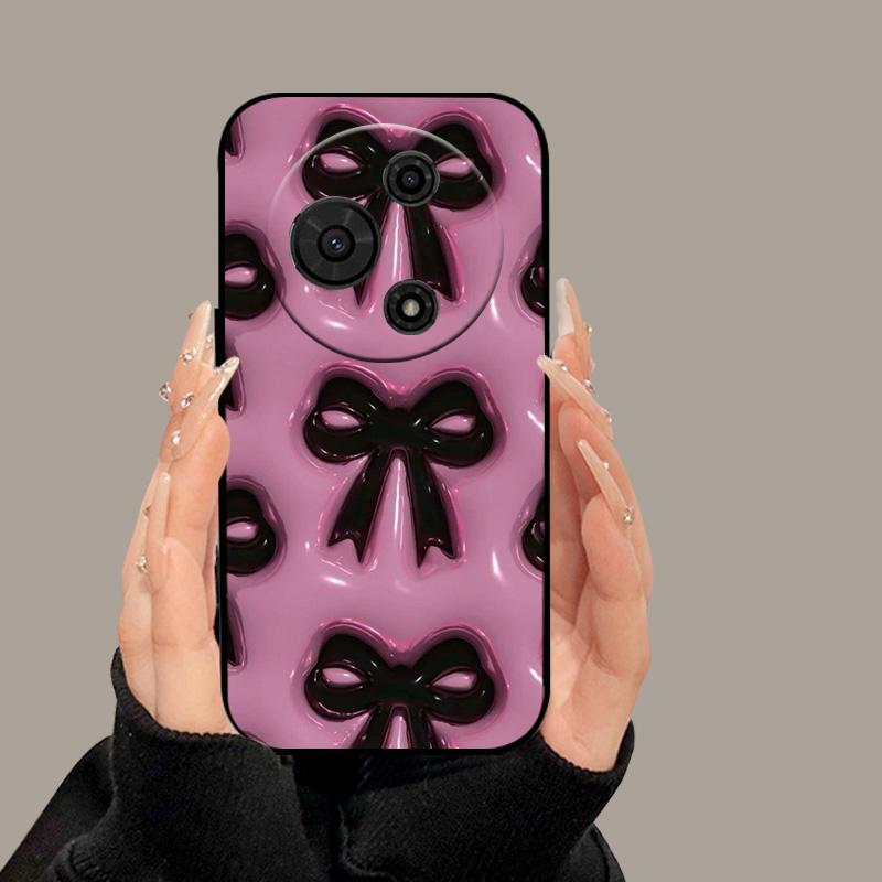 For TCL 605 T517D Case Cute Cartoon Painted Soft Silicone Cover for TCL 60 SE TCL605 60SE Luxury Shockproof Bumper Fundas Cases