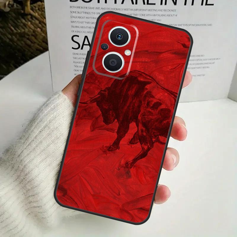 Bullfight Bull Fighter Phone Case For OPPO Reno 8T 14F 13 F 12 11 10 14 Pro 7 8 Lite OPPO Find X8 X6 X5 X9 Pro Cover