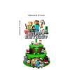 MC Pixel Games Birthday Party Decorations Tableware Cup Plate Napkin Tablecloth My World Balloon  Party Favors Gifts Supplies