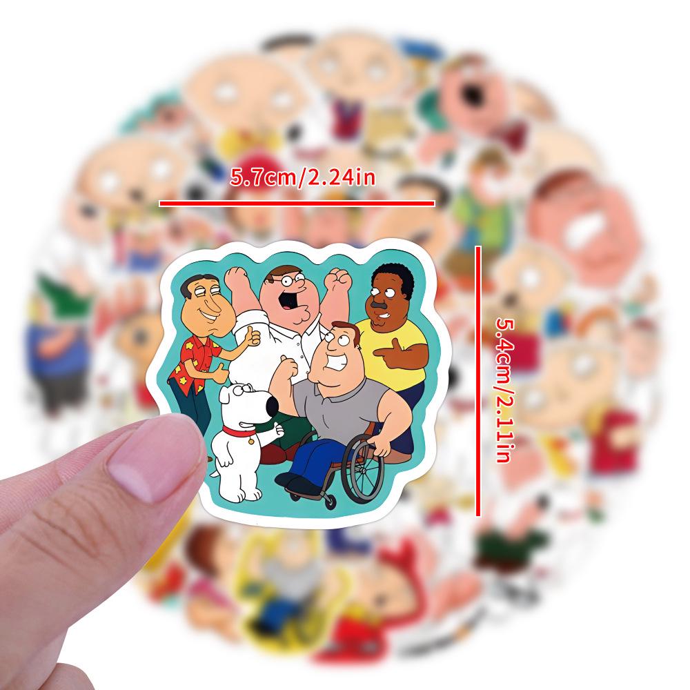 55 Family Guy Parody Stickers for Laptops, Skateboards, Water Bottles & More