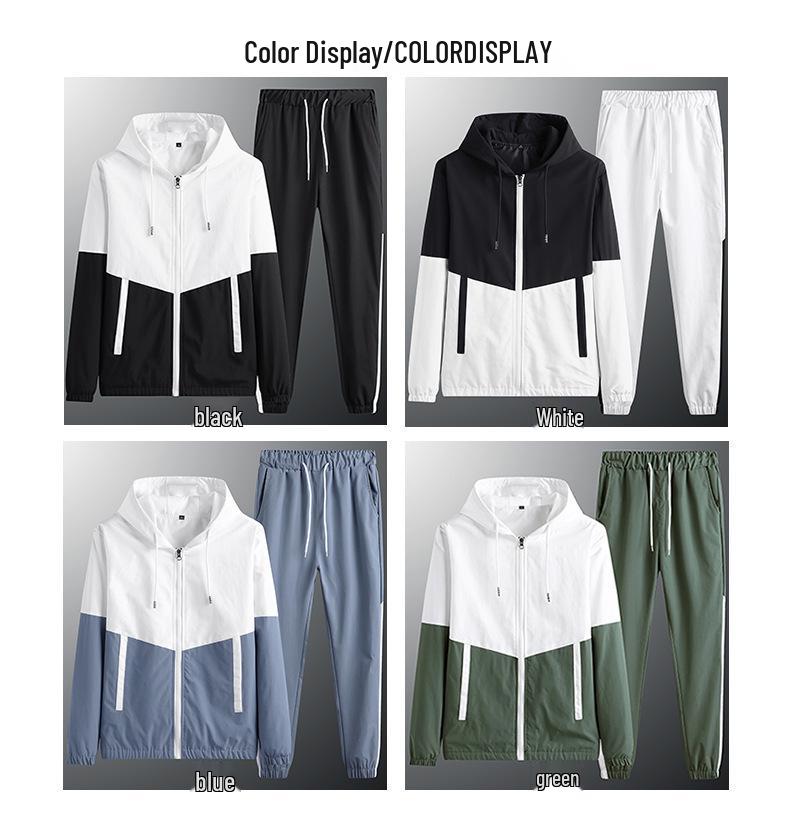 Japanese & Korean Men's Sportswear Set: Autumn Casual Hoodie & Leggings