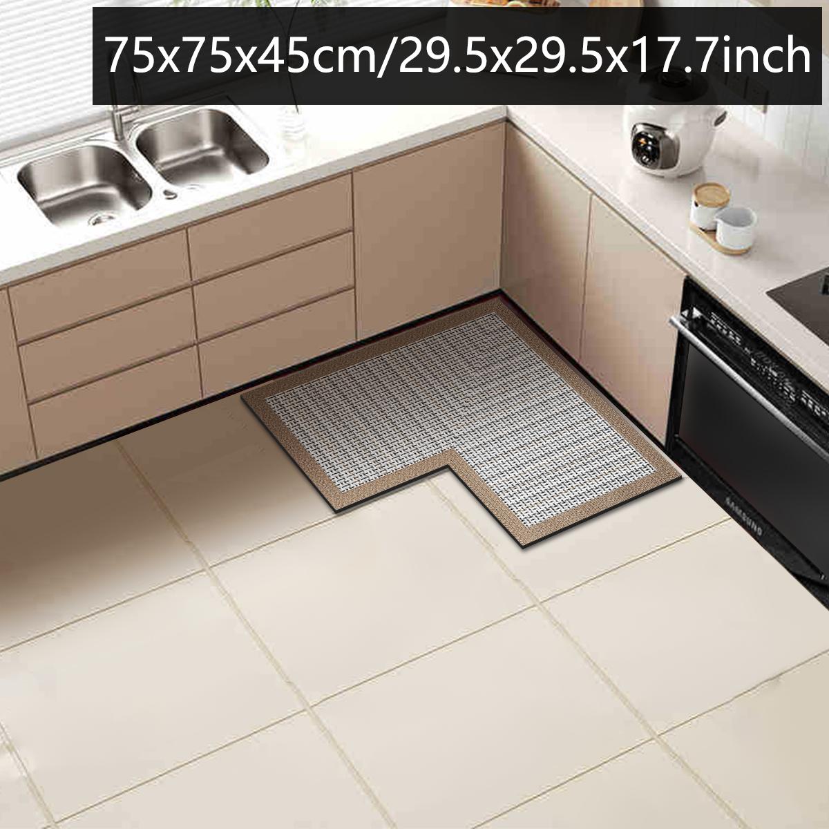 

Kitchen L-shaped floor mat diatomaceous earth anti-slip mat restaurant absorbent mat cabinet mat bathroom mat
