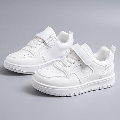 Weichsohlige Kinder Kleine Weiße Schuhe Frühling und Herbst Neue Student Jungen Weiße Sportschuhe Sommer Mädchenschuhe