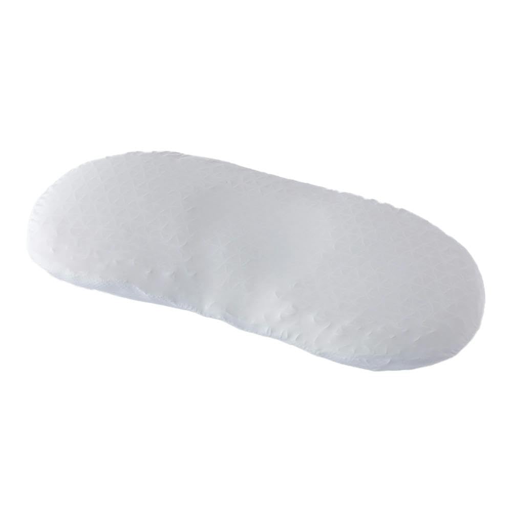 CAINZ Moffle Washable Mini Pillow, 54cm Wide x 28cm Deep, White, Machine Washable, Low Profile, Cushioned, Elastic, Breathable, For a Comfortable,