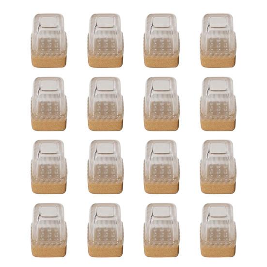 16Pcs Universal Chair Leg Protectors Silicone Chair Leg Covers Anti-Scratch Noise Reduction Anti-Slip Chair Feet Protectors