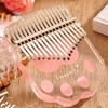 Crystal Thumb Piano 17 Tone Kalimba Acrylic Thumb Piano Finger Pianoforte Musical Instruments