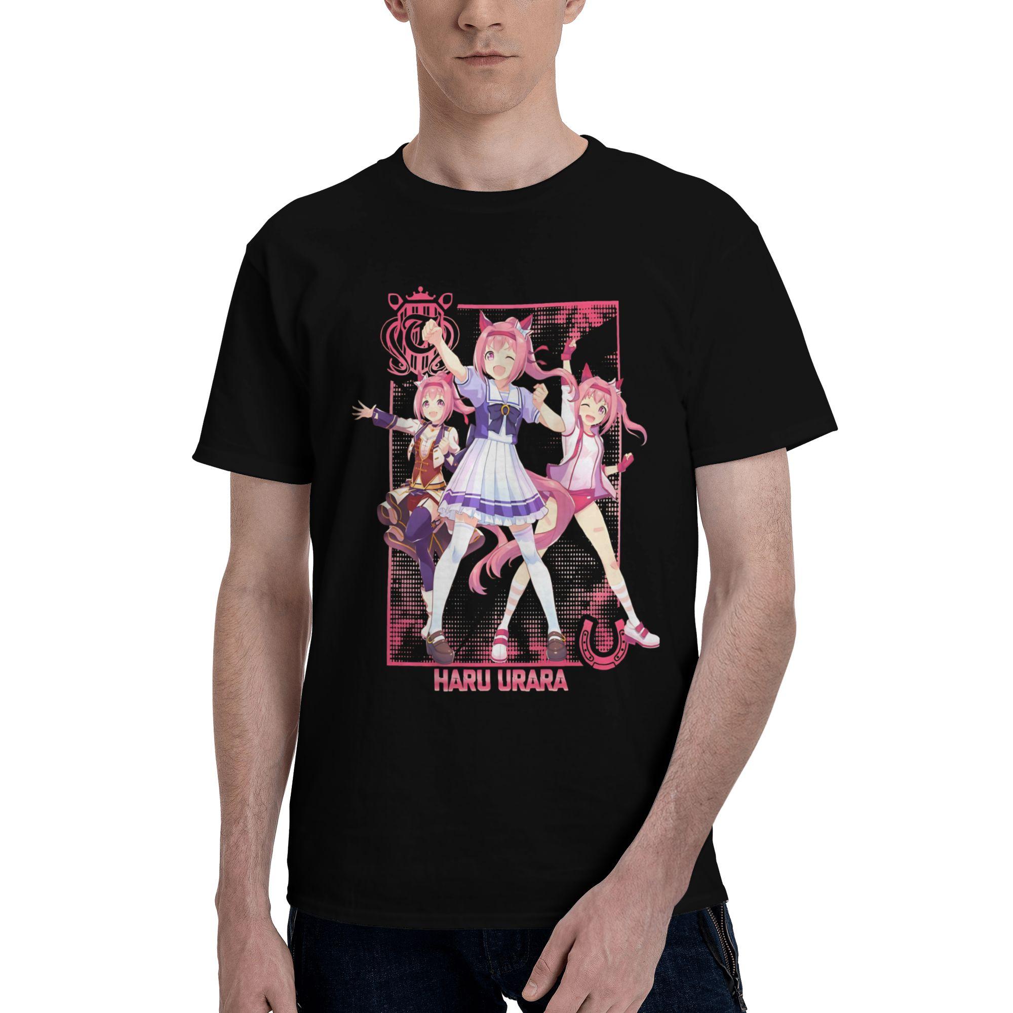 

Haru Urara Aime T-Shirt for Men Women The Shining Star of Losers Everywhere Humorous 100% Cotton Tee Shirt T Shirt Original Tops 4XL