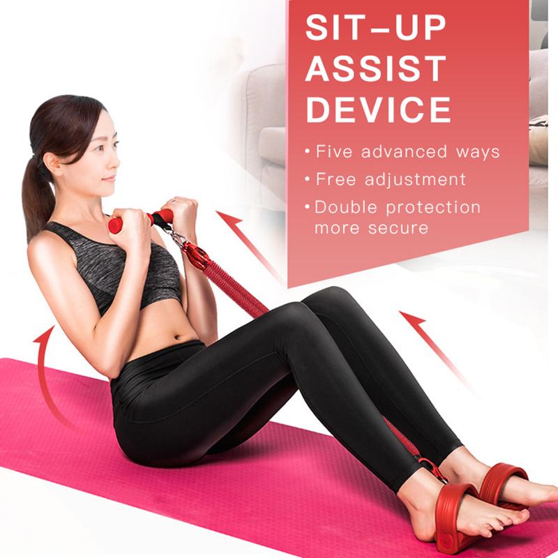 Heim-Fitness-Zugpedal-Trainingsgerät mit Widerstandsband für Gewichtsverlust Yoga Formung Dünner Bauch Workout