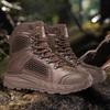 UA Middle Help Xuanwu Tactical Boots Men's Ultra-light Wear-resistant Non-slip Duty Training Boots Breathable Middle Tube Black Men
