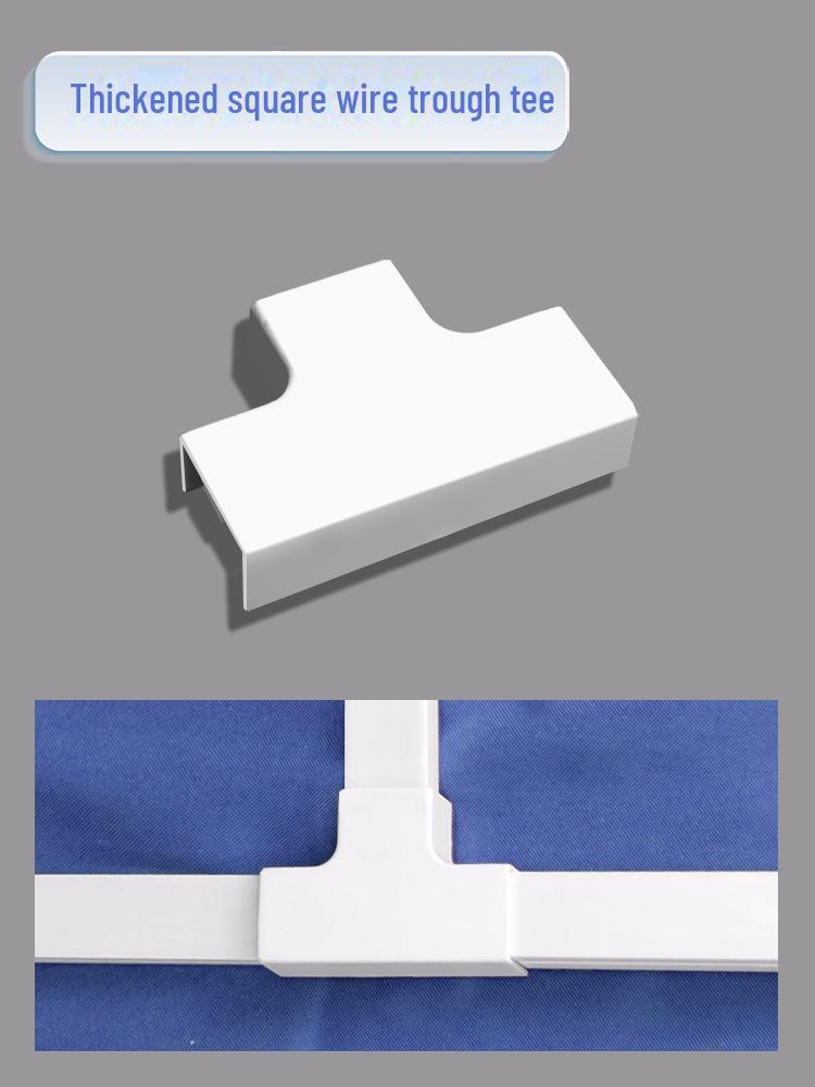 Selbstklebende dekorative PVC-Kabelmanagementbox zur verdeckten Kabelführung