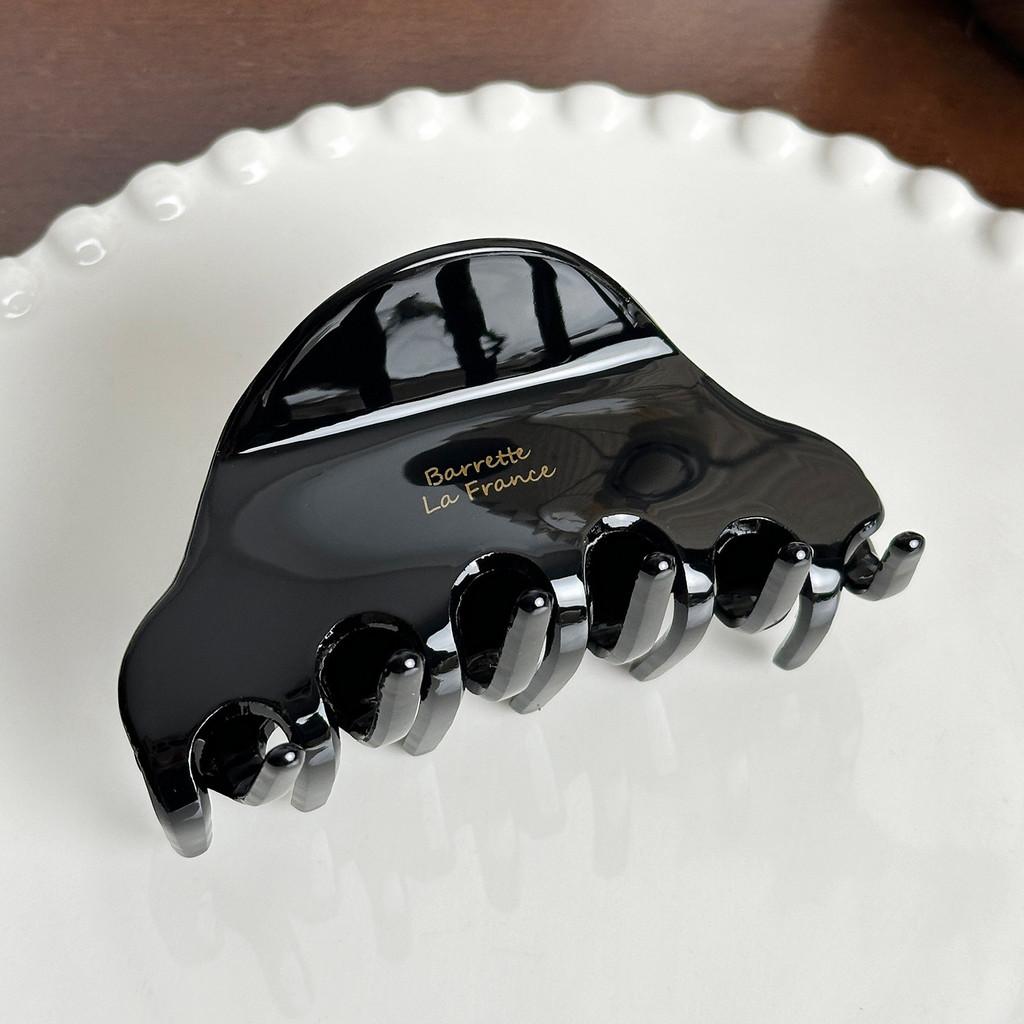 Stylishly Simple Acetate Hair Claw Clip In Black And Colorful Shades For Everyday Use