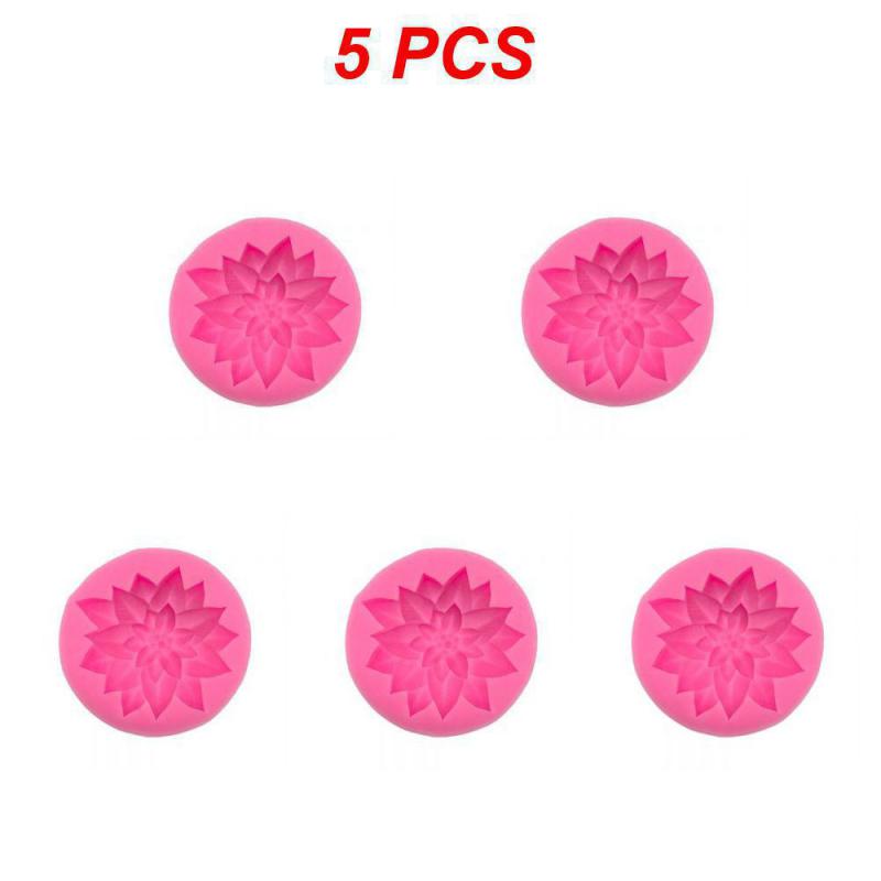 1~10PCS Christmas Holly Leaf Shape Silicone Mold Fondant Cake Cookie Decor Tools Chocolate Cupcake Cookies Baking Safety