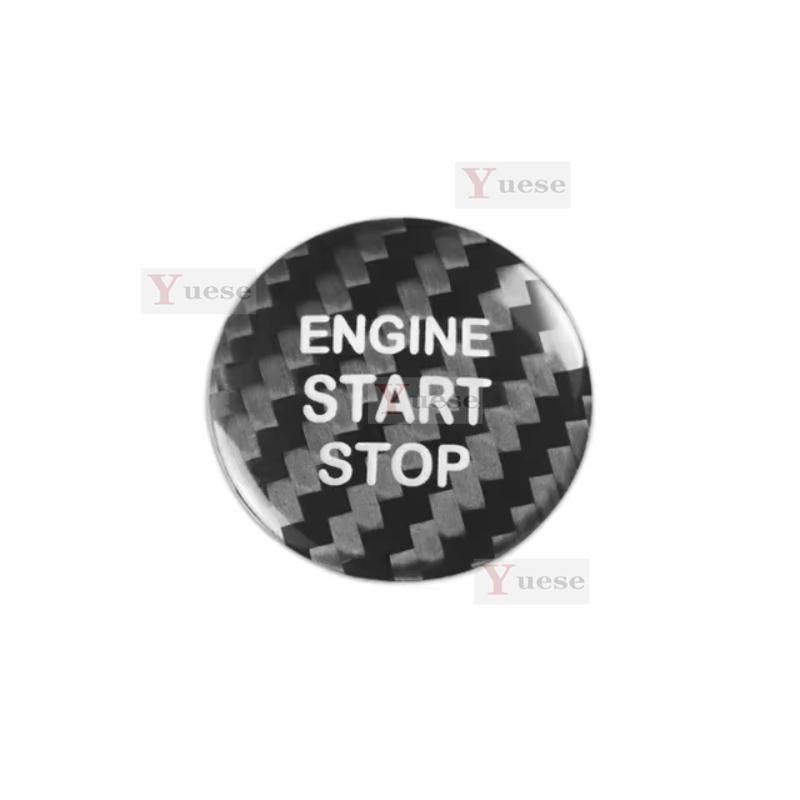 For Toyota 86 GT86 Car Engine Start Stop Button Cover Real Carbon Fiber Sticker 2012 2013 2014 2015 2016 2017 2018