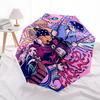 1pc Outdoor Umbrella with Demon Slayer Characters, Automatic Opening/Closing, Portable Tri-Fold Design, 8-Rib Iron Frame - Perfect Gift for Fans,
