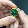 Punk Digital Quartz Finger Ring Watch, Green Dial Elastic Band Couple Ring Watch for Women Men by Kiss Jewelry