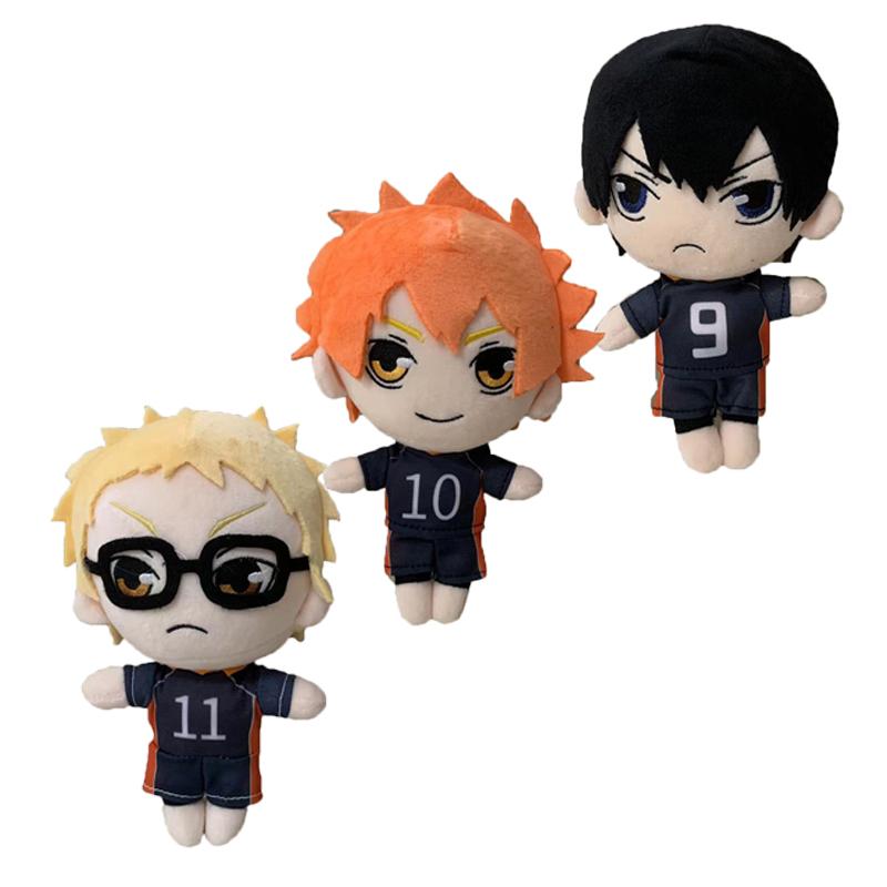 Bambola di Peluche Haikyuu da 20CM Anime Pallavolo Morbida Bambola Ripiena Haikyuu! Hinata Shoyo Tobio Kageyama Cuscino Peluche Giocattolo per Bambini