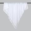 White Arab Square Scarf for Women Men Muslim Shawl Headwrap Plaid Stripe Printed Neck Cover Outdoor Windproof Sandproof Scarves