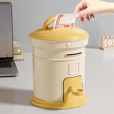 Mailbox-Shaped Piggy Bank for Kids with Key, Coin Deposit & Withdraw Feature - Ideal Birthday Gift & Ornament