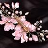 Clipsuri de păr cu flori de perle Articole de acoperit cap elegante pentru femei Bijuterii prețioase Accesorii de păr pentru mireasă și nuntă