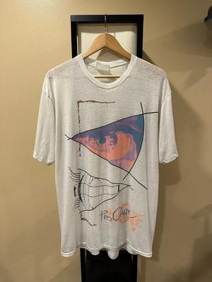 The Cure 1987 Kissing Concert Tour maglietta bianca a maniche corte KV40263 T-Shirt Unisex