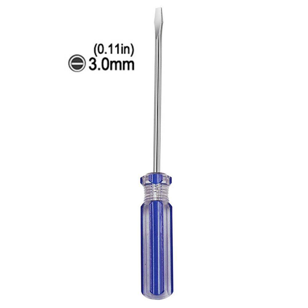 Plastic Handle Screwdriver Slotted Small Driver 1pc Crosshead and Phillips mini short-handled screwdrivers