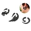 9pcs / Set Acrylic Earrings Punk Style Ear Stud Piercing Jewelry