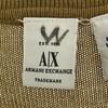 ARMANI EXCHANGE Long sleeve V neck knit cardigan S Ocher With collar Women Used