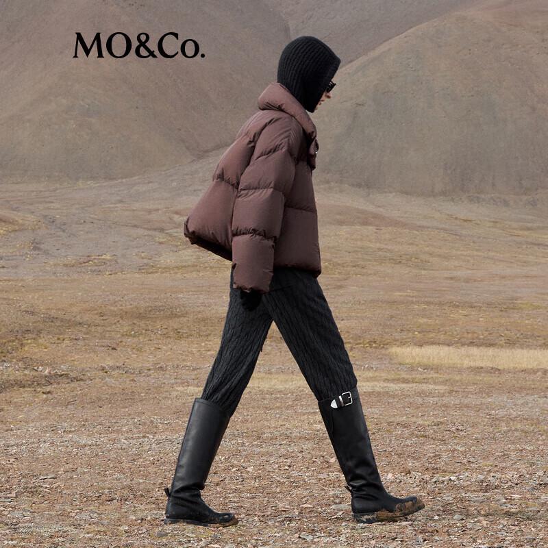 

MO&Co. Ацетатные кашемировые брюки кабельной вязки S