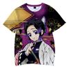 Trendy Anime T-shirt Men/Women Demon Slayer Kimetsu No Yaiba 3D Printed T-shirt Casual Tees