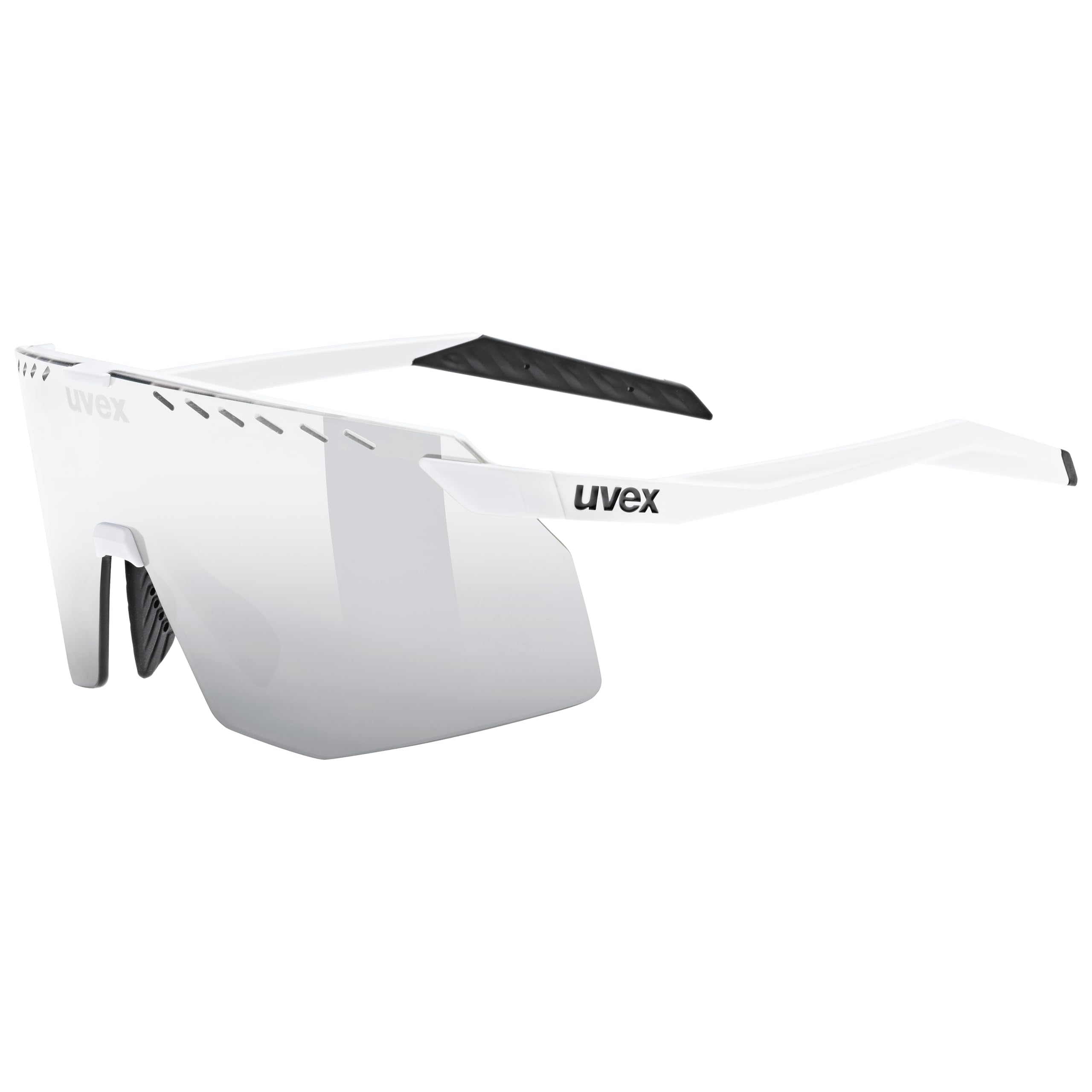 

Sports Sunglasses UV400 Mirror Lens Pace Stage White Matte [Uvex] Anti-fog Cycling/Running/Outdoor