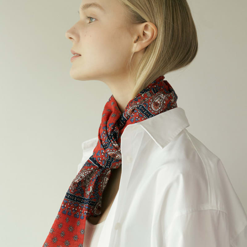 BB’DE SOLI’DE Happy Paisley Cottton Scarf (3color)