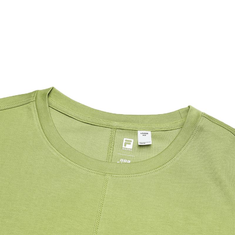 FILA x BBC EARTH T Shirt Men's Mustard Powder A51M437101FMT