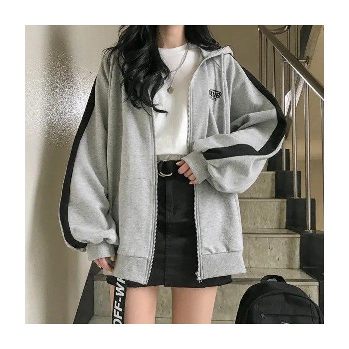 Early Autumn Korean Style Trendy Loose Hoodie Women's Outerwear