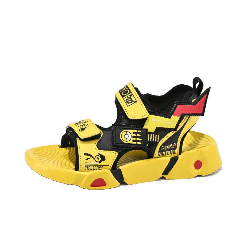 Boys sandals summer new children's sports beach shoes medium and large children's soft sole non-slip boys sandals summer