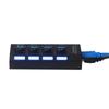 Plug Splitter Converter on/Off Switches 5Gbps High Speed 4/7 Port USB 3.0 Hub AC Power Adapter