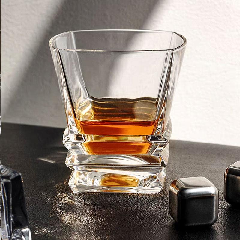 1pcs Vertical Striped Iced Coffee Cup Latte Coffee Shop Beverage Juice Lemon Glass Water Cup Japanese Style Whisky Glass Cups