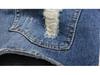 Women's Plus Size Korean Style Ripped Denim Shorts – Summer 3/4 Hot Pants