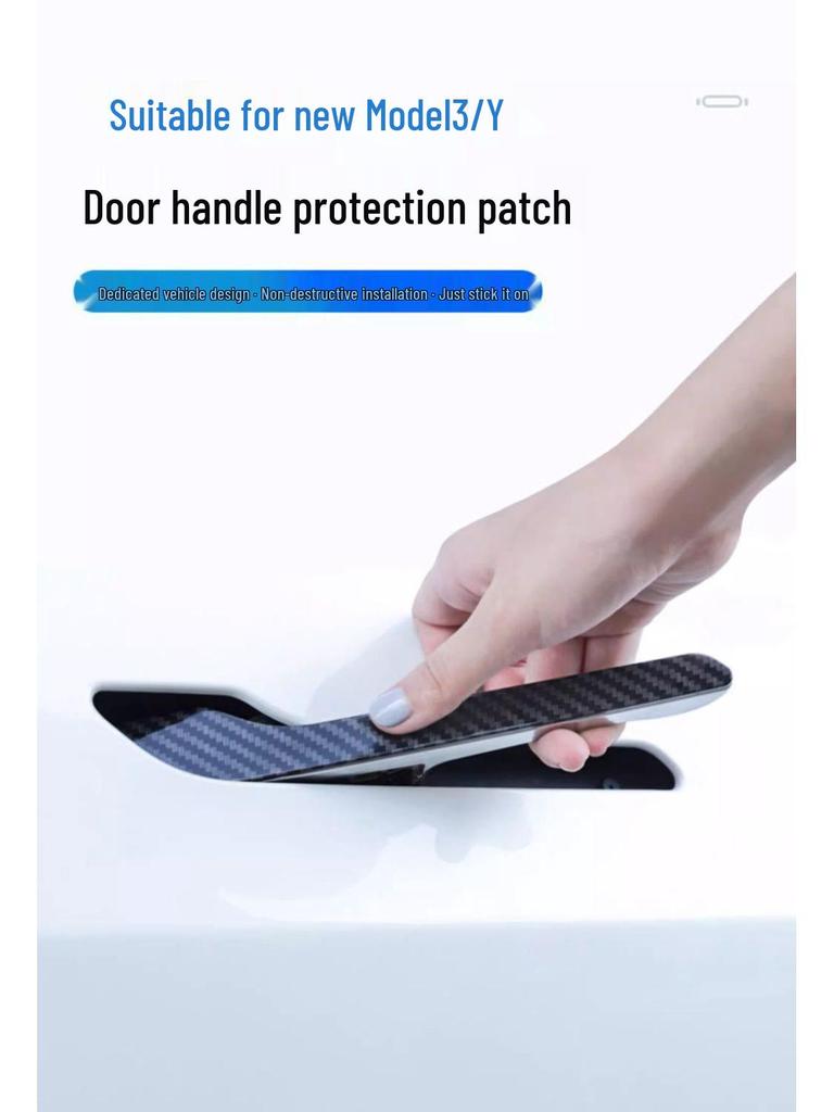 Tesla Model 3/Y Door Button Stickers for Facelift Models
