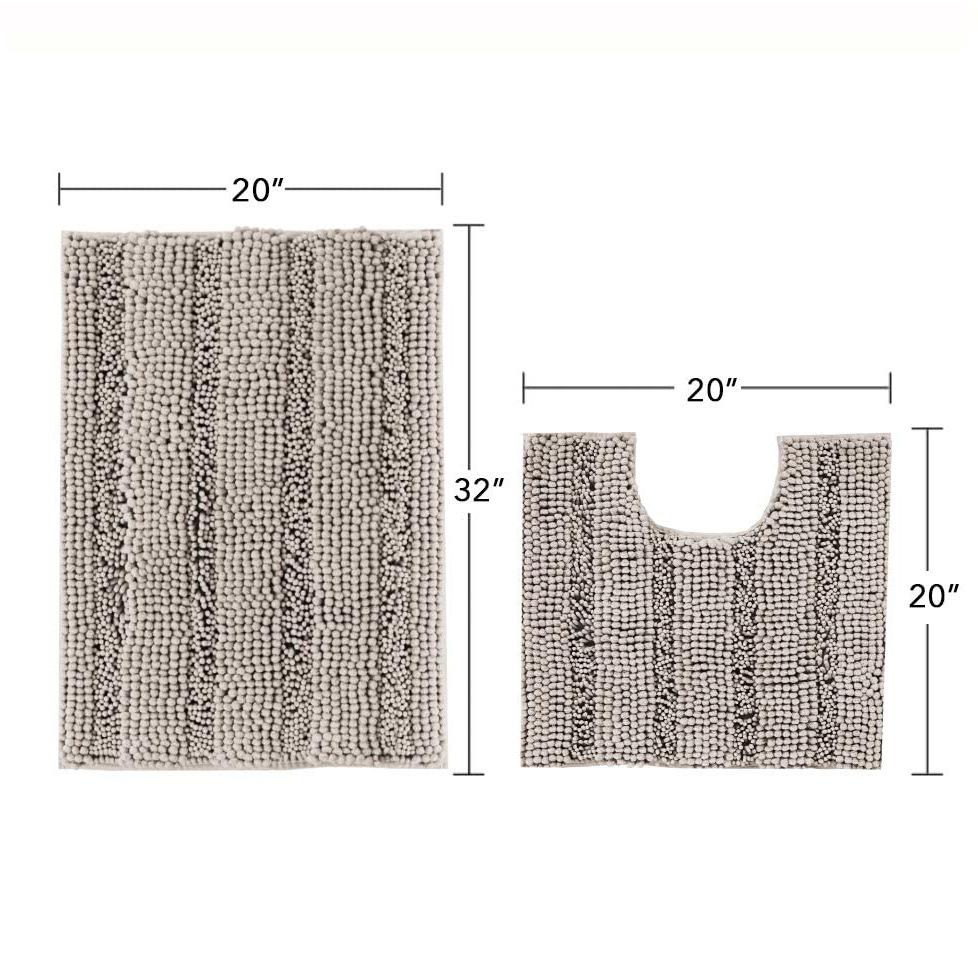 Short Velvet Chenille Floor Surface Mat Long Doormat Washroom Moisture-wicking Slip-resistant Mat Bathroom Bedroom Carpet
