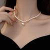 Collana da donna a clavicola di lusso leggero di nicchia