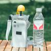Meshes Water Bottle Holder Sleeve Water Bottle Carriers Bag for Clear Hydrations Monitoring Zippers Access Oxford Fabric