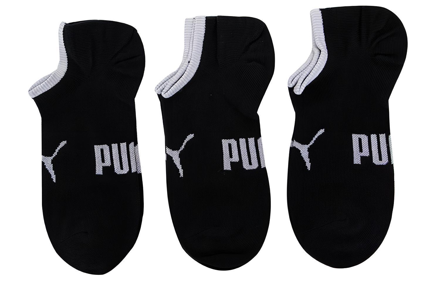 PUMA Ankle Socks Unisex 3 Pack Black 935111-02 35-38