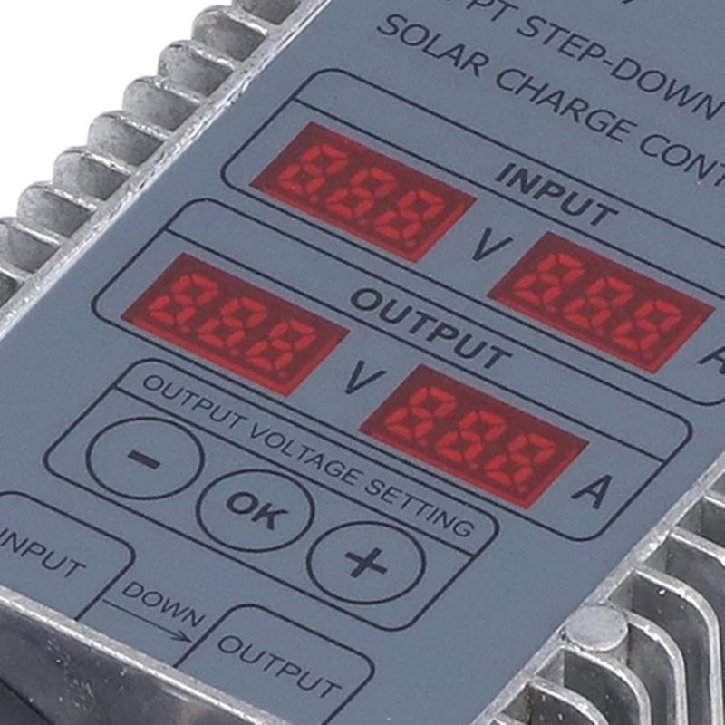 300W Solar Charge Controllers with LCD Display Adjustable Waterproof & Shockproof Designs For Multiple Battery Types