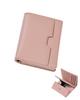 Leather Mini Large Coin Keeps Bills Small Easy To Gift for Women [Kiracom] Women's Bi-fold Wallet, Ultra-lightweight, Capacity, Box-shaped Purse,
