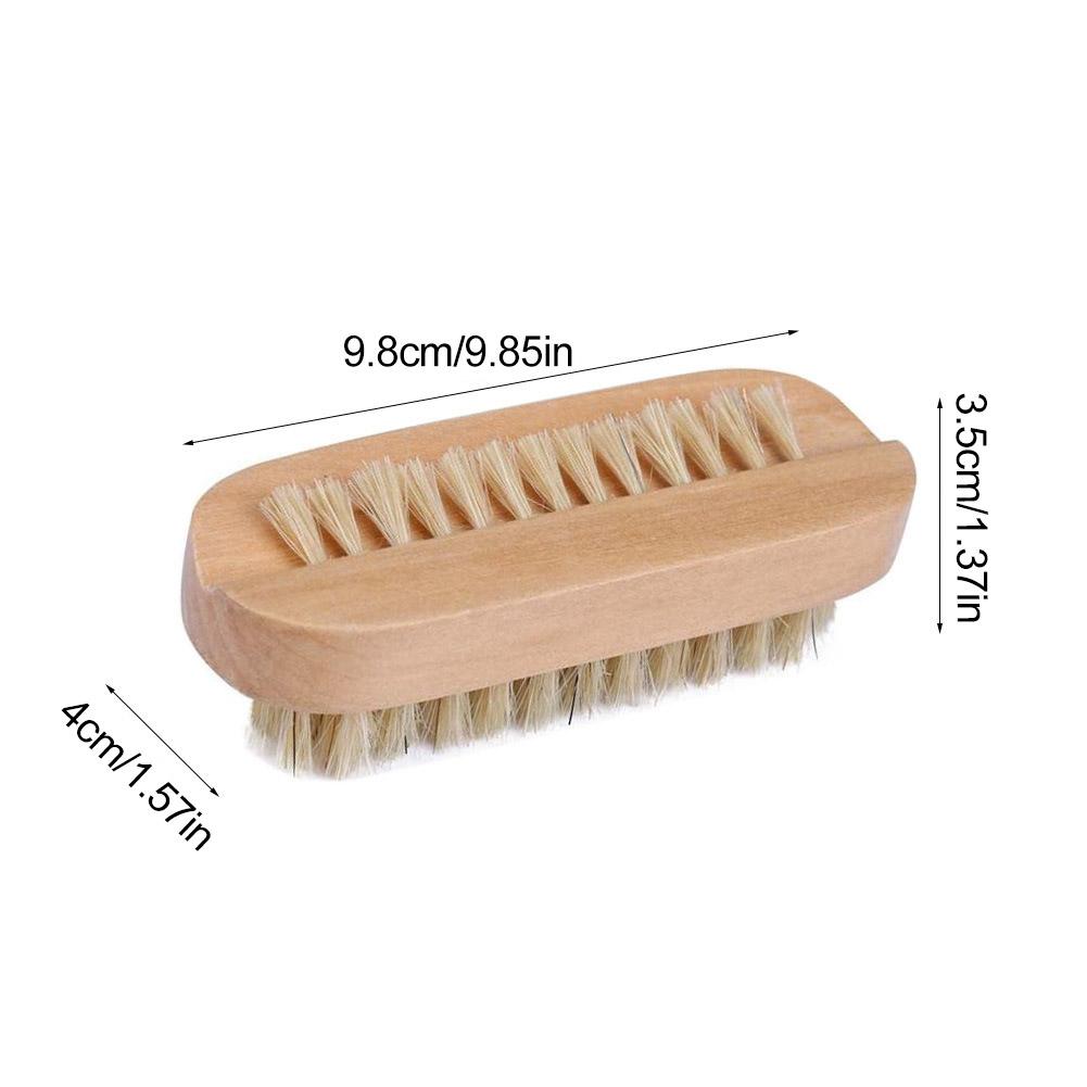 Pig Mane Nail Dust Brush Nail Cleaning Brush, Pig Bristle Remove Hair, Care Won't Nail Dust Too C2Y9