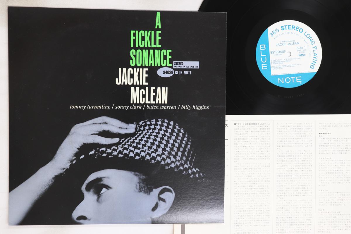 

LP Record JACKIE MCLEAN - A Fickle Sonance K18P9203,BST840 BLUE NOTE 1983 Japan Jazz Used