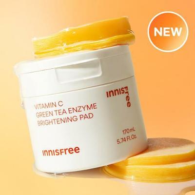 Tampone schiarente agli enzimi del tè verde con vitamina C 60P